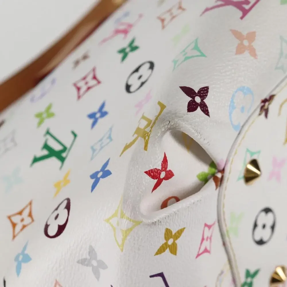 LOUIS VUITTON Monogram Multicolor Annie MM Tote Bag White M40307 - Picture 16 of 16